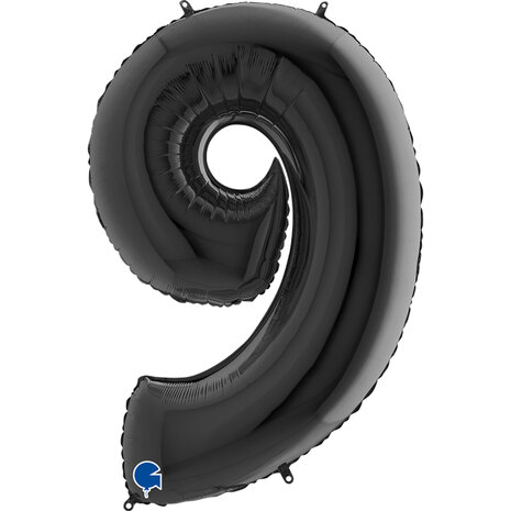 Number 9 - Black - 40 inch