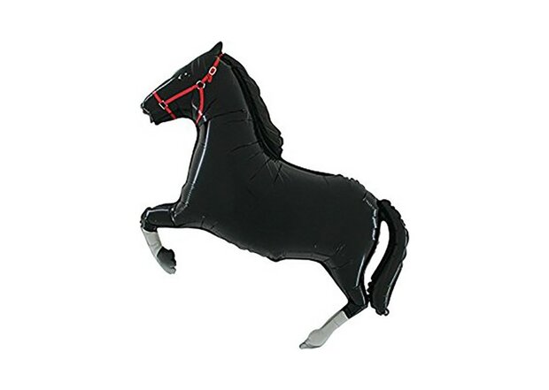 Mooideco - Horse black - 32 inch