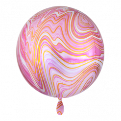 Mooideco - Orbz - Marble roze - Anagram ballonnen