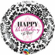 Mooideco  - Elegant damask - Happy birthday