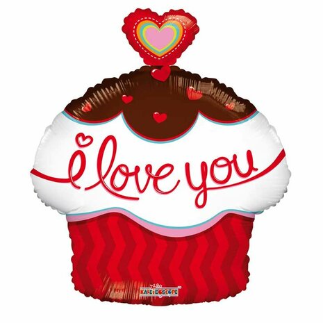 I love you cupcake - 18 inch