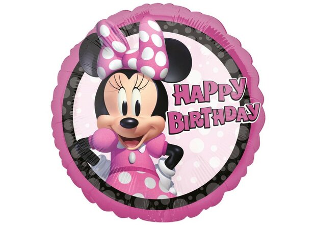 Mooideco - Happy birthday Minnie Mouse - 18 inch