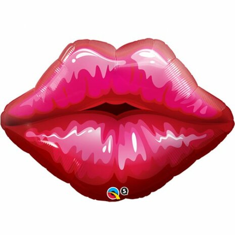 Mooideco - Valentijn - Roze lippen kus - 30 inch