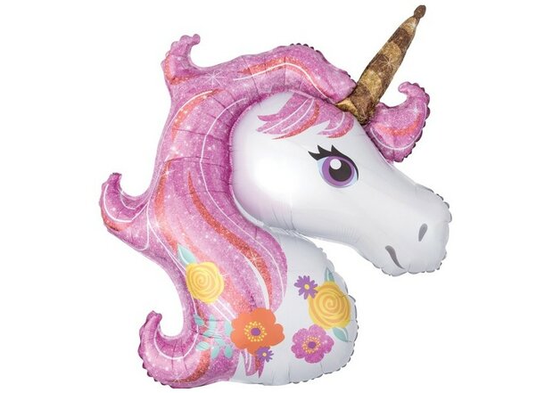 Mooideco - Unicorn roze - 33 inch