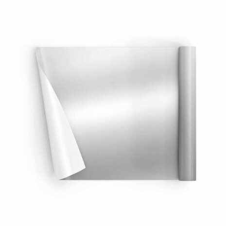 Vinyl Sticker rol DETAPE - Silver - Chrome - 305mm x 5m