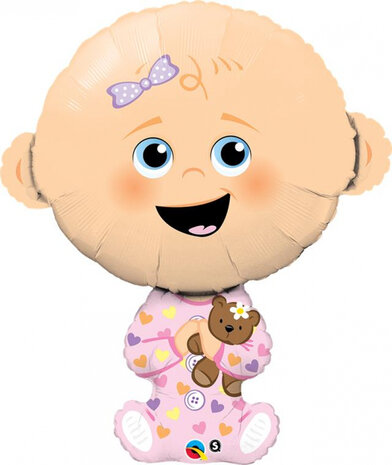 Mooideco - Baby Girl - 14 inch - Qualatex - 