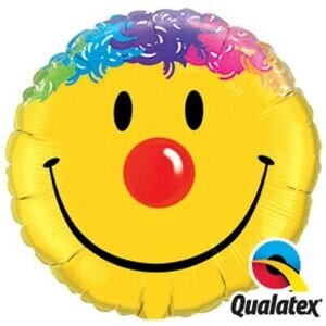 Mooideco - Smiley Face Crazy Hair - 14 inch - Qualatex 