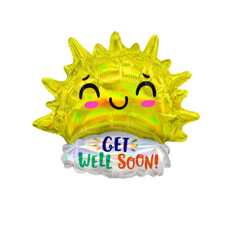 Mooideco - Get Well Soon -Happy Sun - 9 inch - Anagram 