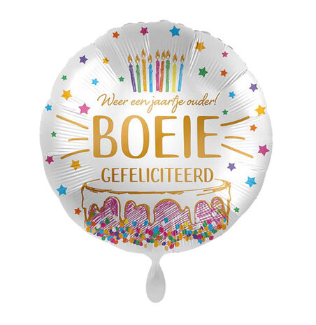 Mooideco - Gefeliciteerd Boeie! - 18 inch - Everloon 