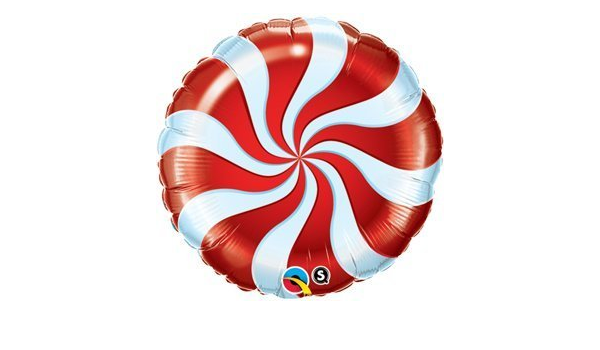 Mooideco - Candy Swirl - Red - 18 inch - Qualatex 