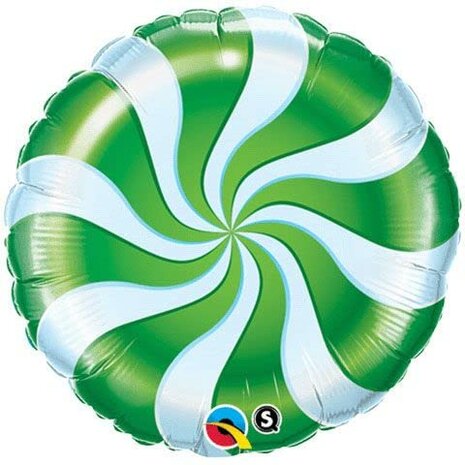 Mooideco - Candy Swirl - Green - 18 inch - Qualatex 