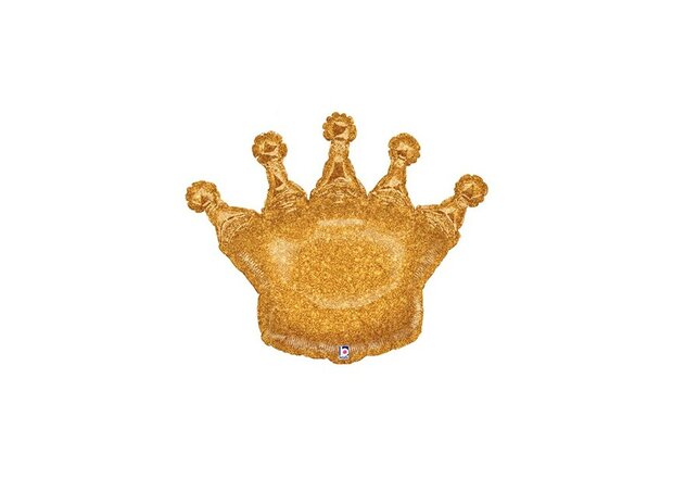 Mooideco - Glittering Gold Crown - 36 inch - Betallic 