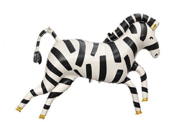 Mooideco - Zebra folie ballon - Partydeco