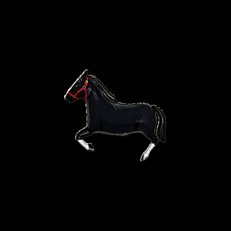 Mooideco - zwart paard - 14 inch