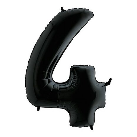 Mooideco - Number 4 - Black - 26 inch