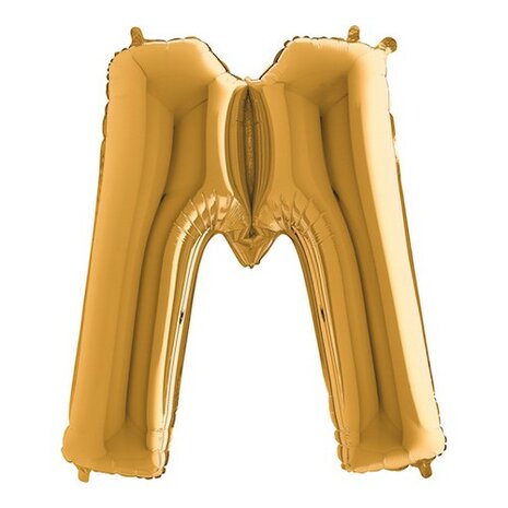 Mooideco - letter goud M - 26 inch - Grabo (1)