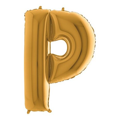 Mooideco - letter goud P - 26 inch - Grabo (1)