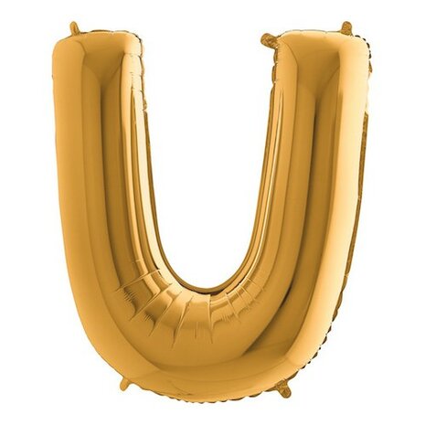 Mooideco - letter goud U - 26 inch - Grabo (1)