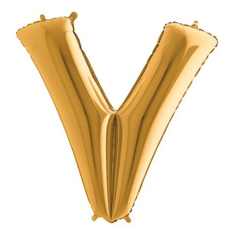 Mooideco - letter goud V - 26 inch - Grabo (1)