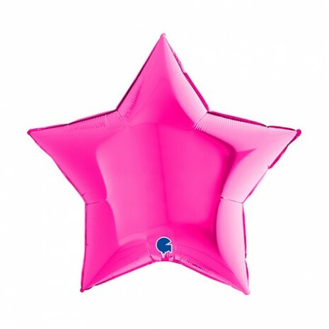 Mooideco - 18 inch - Ster - Magenta - Grabo balloons