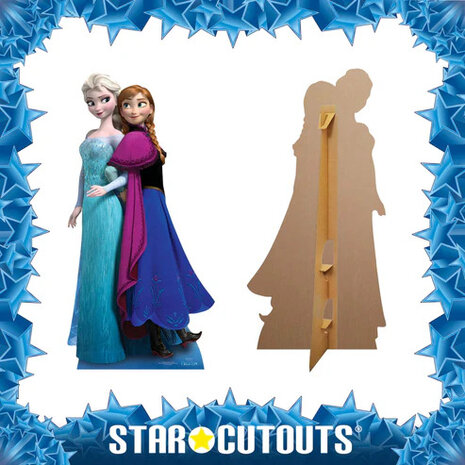 Mooideco - Cut out Frozen Anna en Elsa