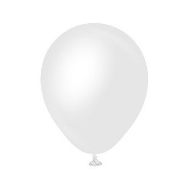 Mooideco - Kalisan ballonnen Opaque Satin Snow White - 5 inch