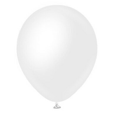 Mooideco - Kalisan ballonnen Opaque Satin Snow White - 12 inch