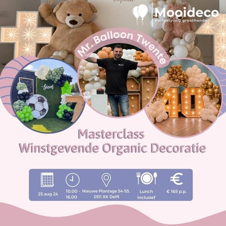 Masterclass - Winstgevende Organic Decoratie - 25 augustus 2024