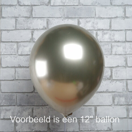 Mooideco - Kalisan ballonnen, wit goud, white gold, champagne, 12 inch helium ballonnen