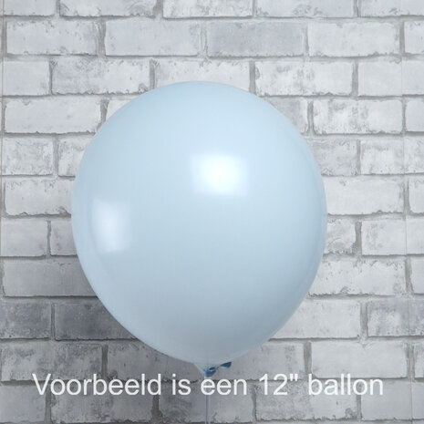 Mooideco - Kalisan Macaron Baby Blue - 5 inch ballonnen