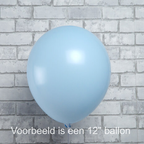 Mooideco - Kalisan Macaron blue - 24 inch ballonnen