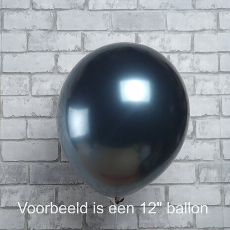 Mooideco - Mirror navy blue kalisan ballonnen - 12 inch 