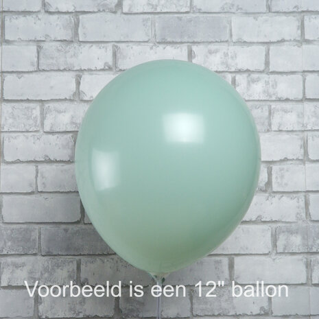 Mooideco - Kalisan Retro Winter Green 5 inch ballonnen
