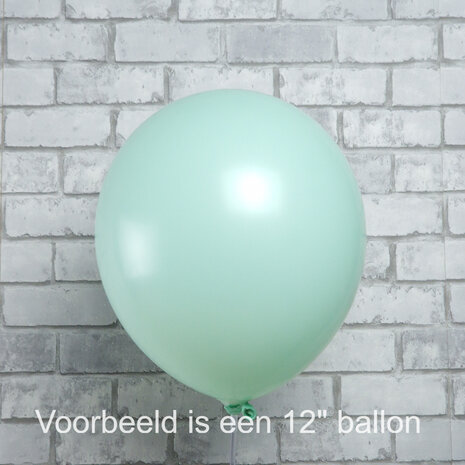 Mooideco - Kalisan Macaron Green - 5 inch ballonnen