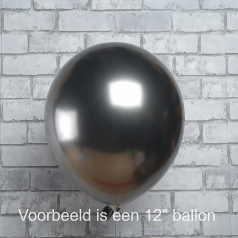 Mooideco - Mirror space grey - 5 inch ballonnen - Kalisan (100)