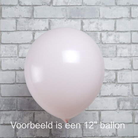 Mooideco - Kalisan Macaron Pale Pink - 18 inch ballonnen