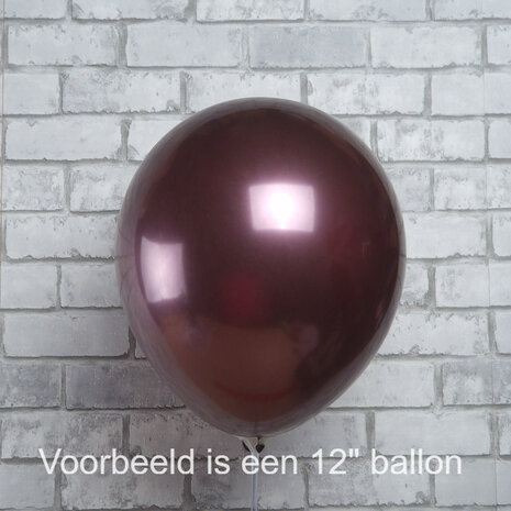 Mooideco - Mirror burgundy - 18 inch ballonnen - Kalisan (25)