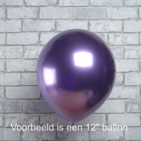 Mooideco - Mirror violet - 5 inch ballonnen - Kalisan (50)