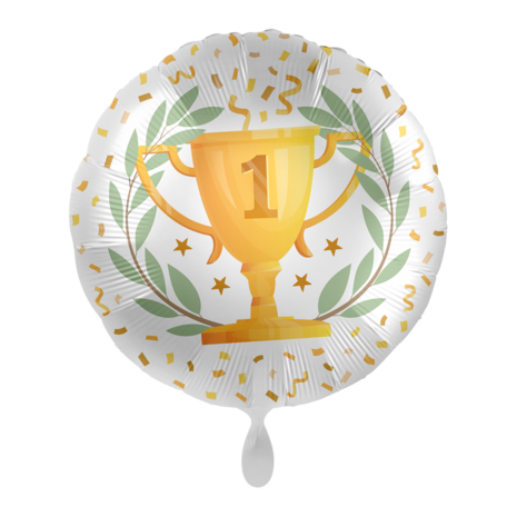 Mooideco - Gouden Trofee 1e prijs - folie ballon - 18 inch - Everloon 