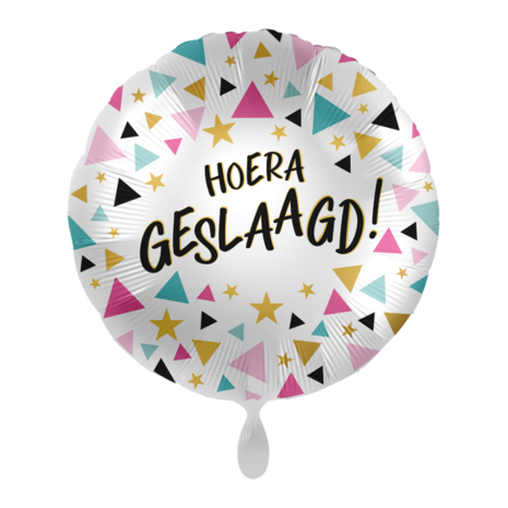 Mooideco - Hoera Geslaagd - folieballon - 18 inch - Everloon 