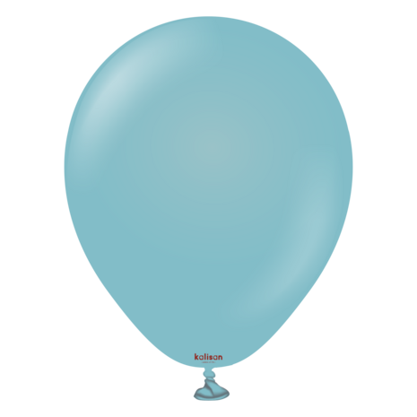 Mooideco - Kalisan Retro Blue Glass - 5 inch ballonnen