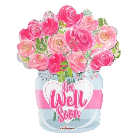 Mooideco - Get Well Roses - 18 inch - Kaleidoscope 