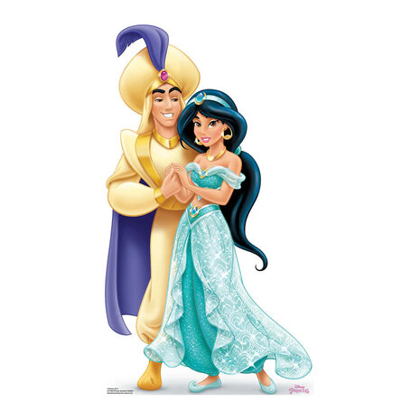 Aladdin &amp; Jasmine Disney Cutout Mooideco 