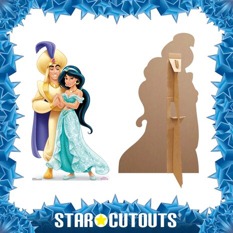 Aladdin &amp; Jasmine Disney Cutout Mooideco 