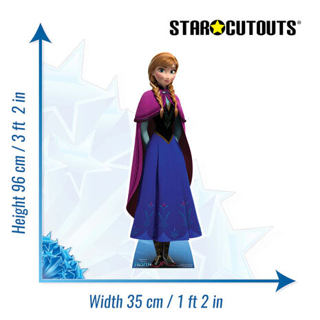 Mooideco - Cut out Frozen Anna 96 cm