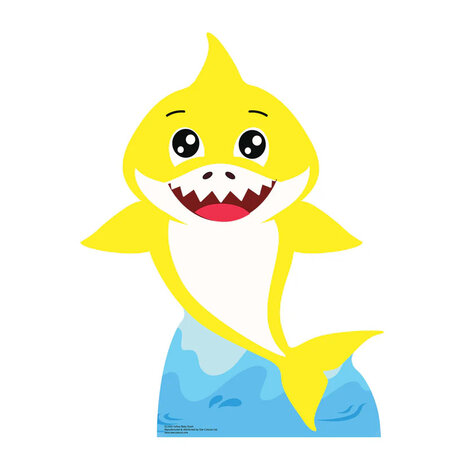 Mooideco - Cut out Baby Shark yellow 93 cm