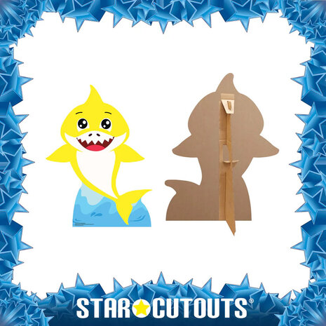 Mooideco - Cut out Baby Shark yellow 93 cm