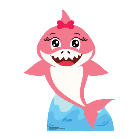 Mooideco - Cut out Baby Shark Pink Girl 93 cm