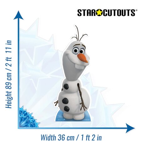 Mooideco - Cut out Frozen Olaf 89 cm