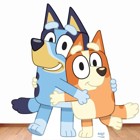 Bluey and Bingo Cutout Mooideco 